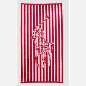 Polo Ralph Lauren Home Finney Big Pony Beach Towel Red
